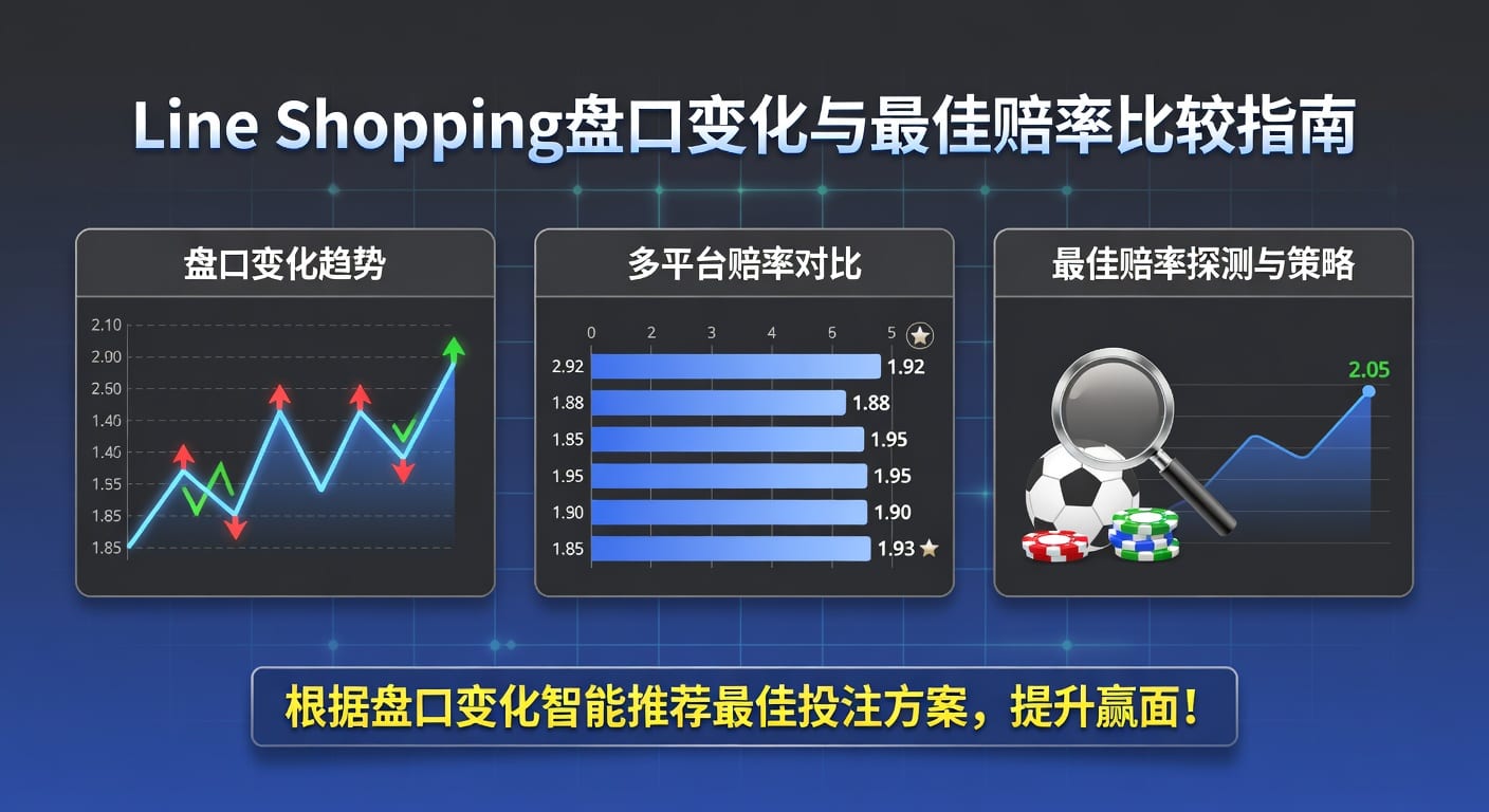line shopping 盘口变化与最佳赔率比较：2026年实战观察