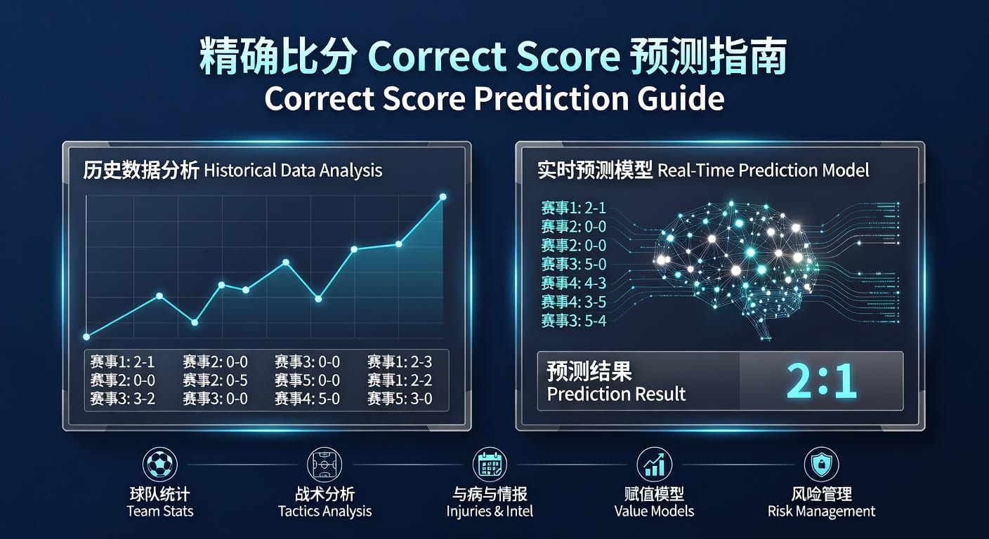 精确比分 correct score：2026年投注技巧与判断思路