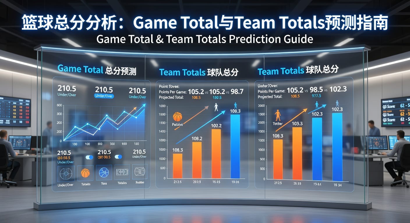 篮球总分 game total team totals：赛前判断与分盘实战
