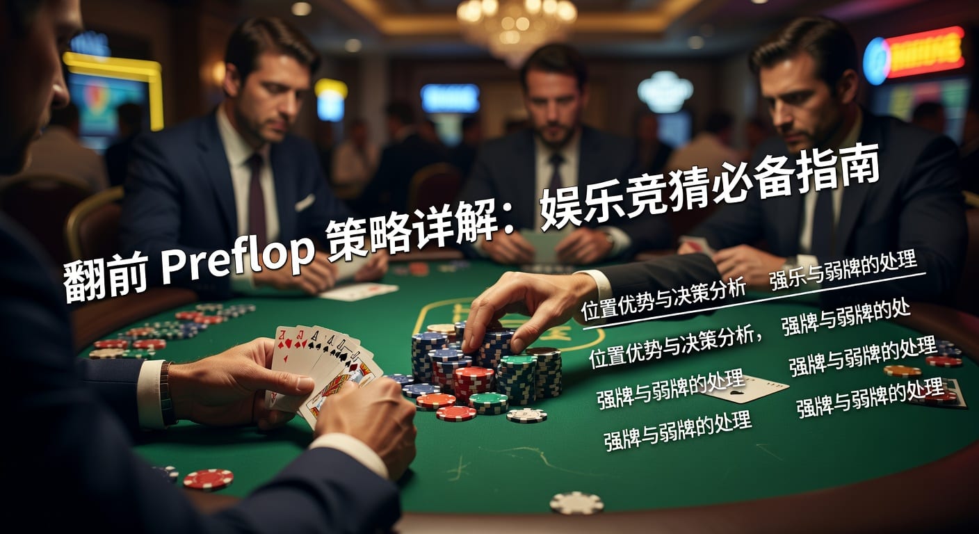 翻前 preflop：赛前决策框架与实战思路